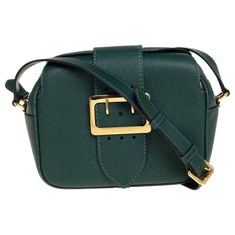 burberry green buckle bag